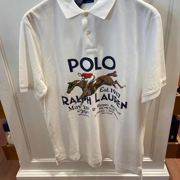 Ralph Lauren Shirts Polo Ralph Lauren Mesh Polo Shirt M White